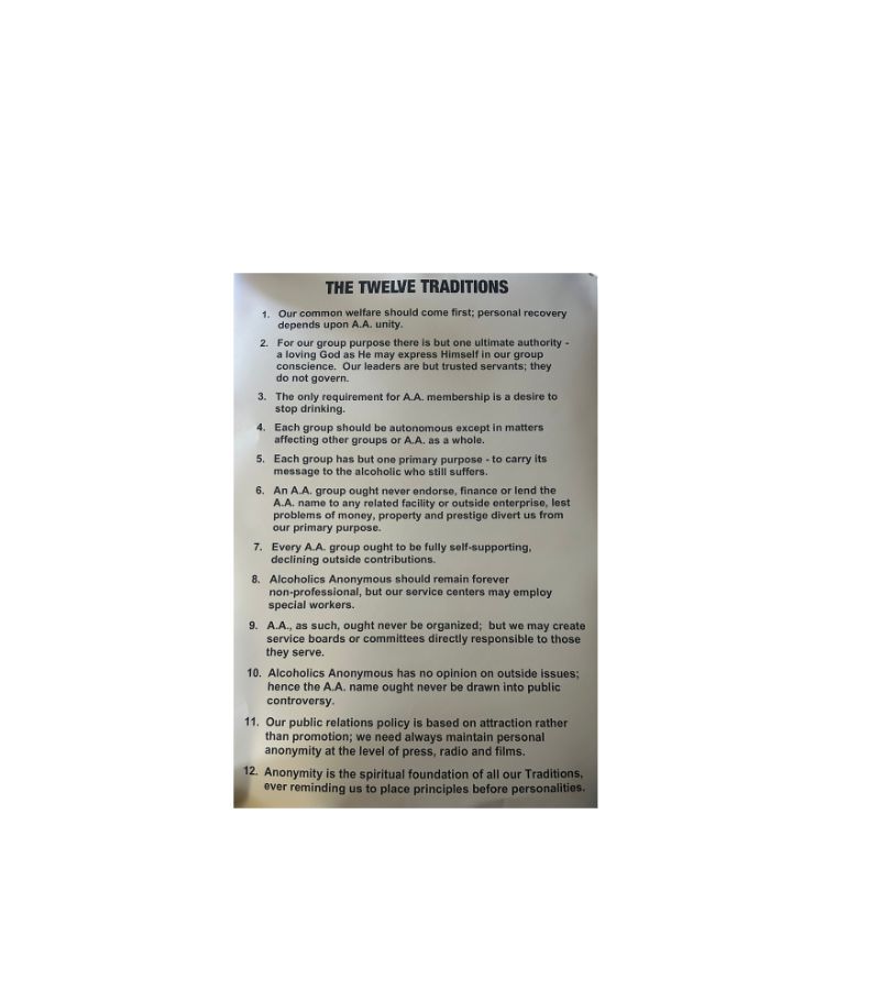 AA Meeting Poster Set