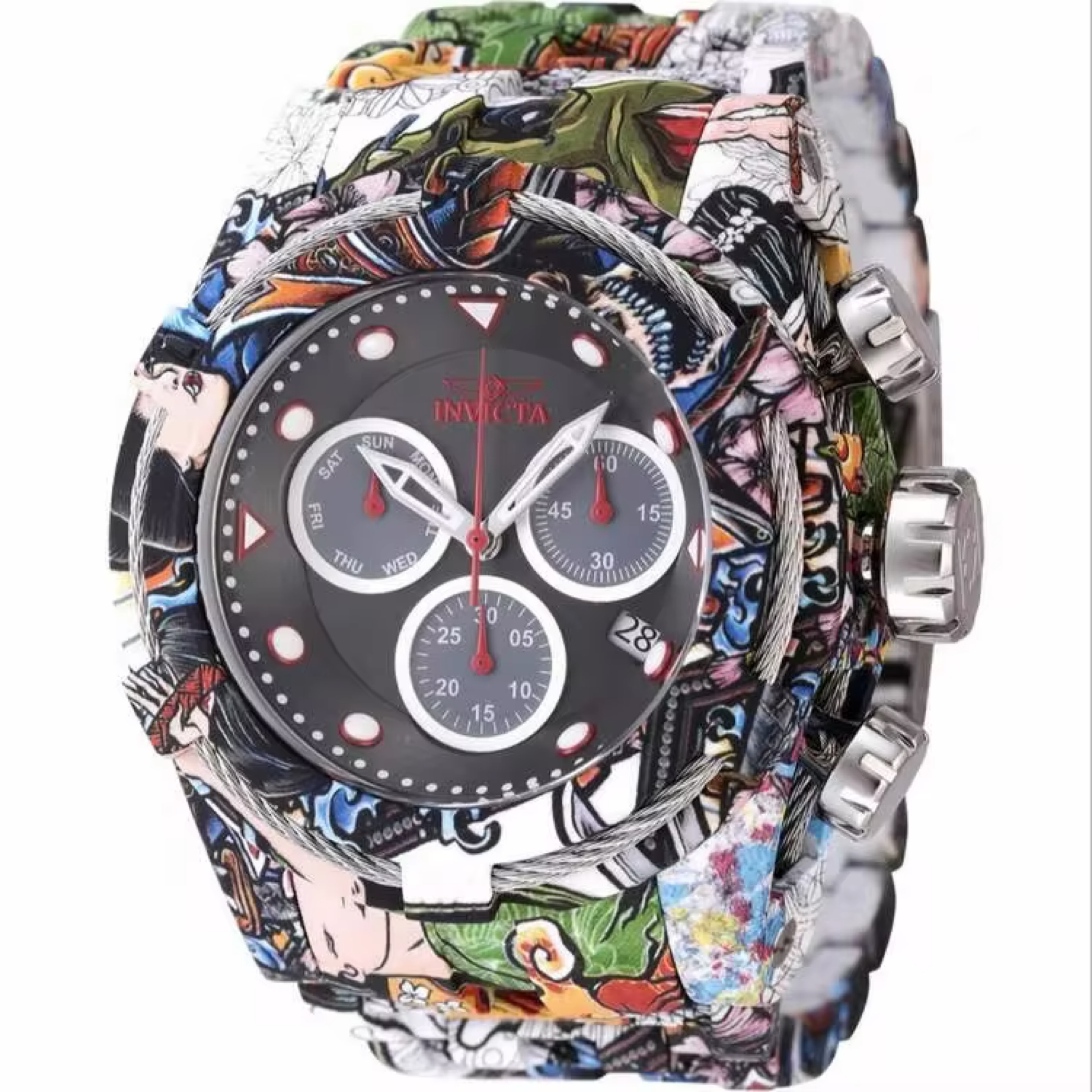 Invicta Pro Diver Hydroplated Bolt Zeus Graffiti 54mm