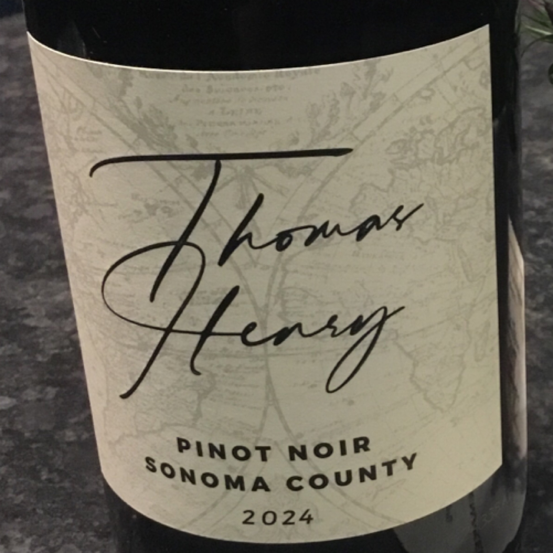 Bottle of Thomas Henry - Pinot Noir - 2024 available at Ashburn Wine Shop