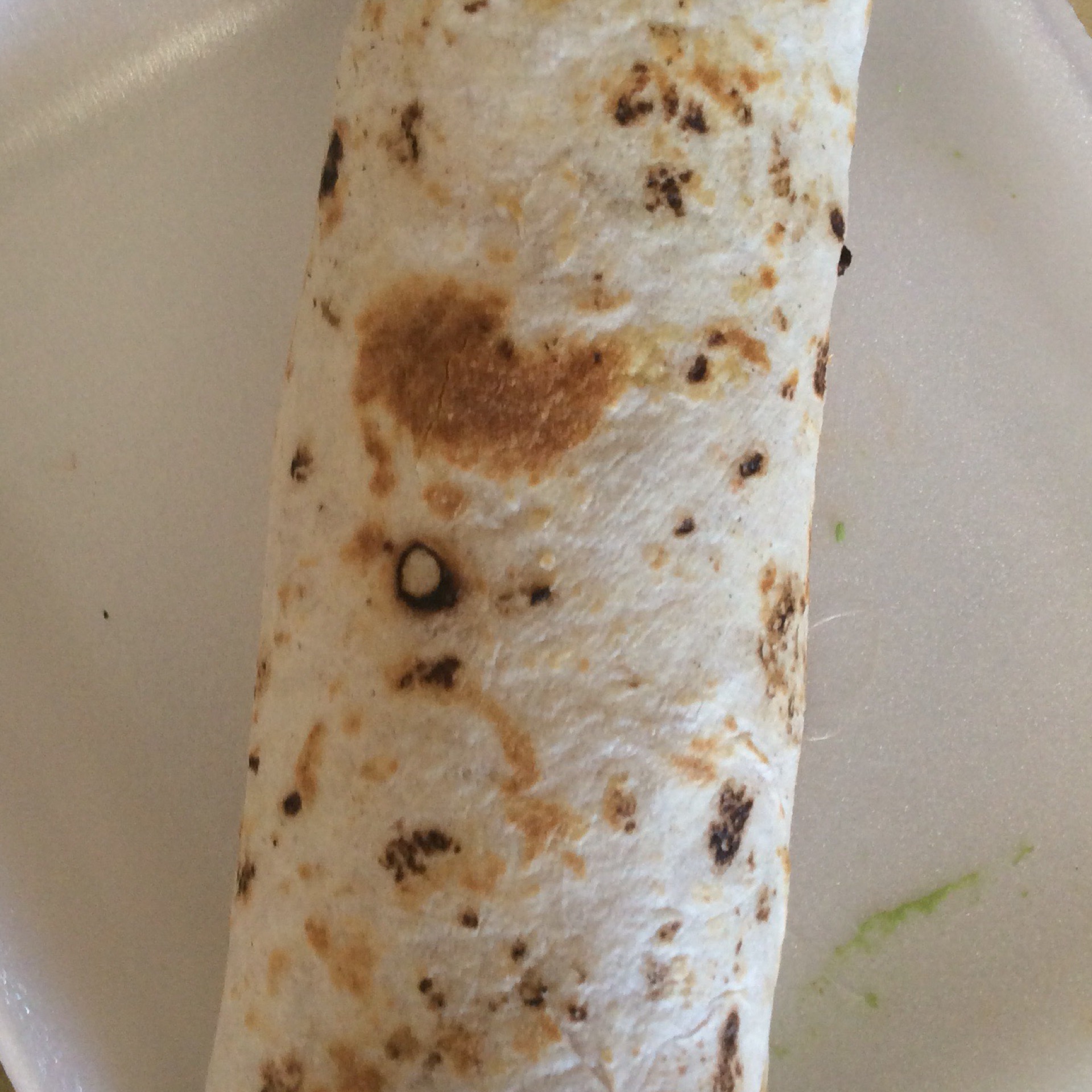 Burrito de Pastor - Marinated with Pineapple Burrito from Tacos del Valle
