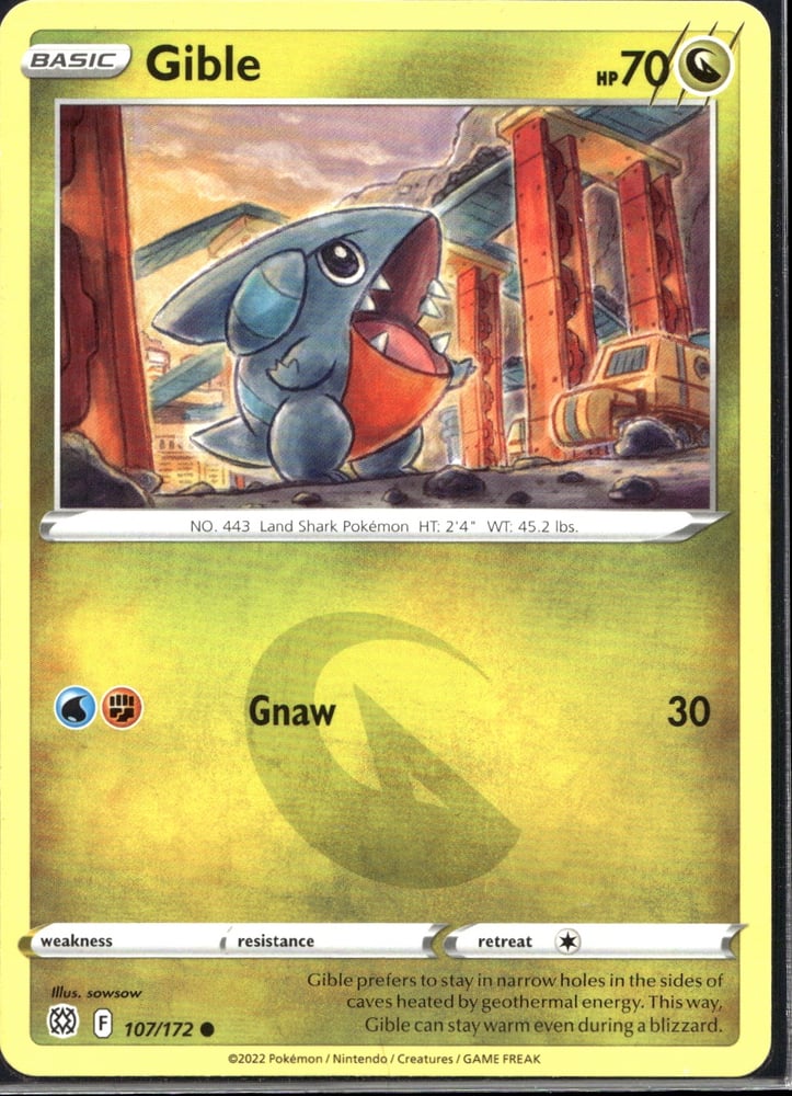 Gible - SWSH9 107/172