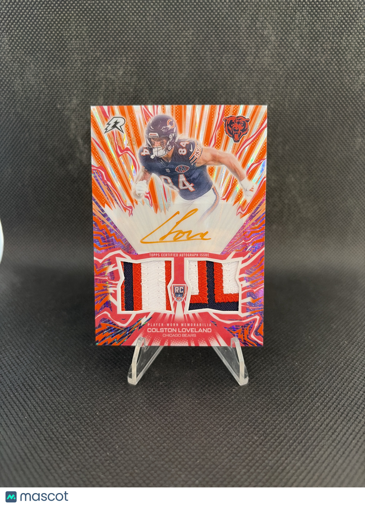 2026 Topps Resurgence Football Colston Loveland RPA /25