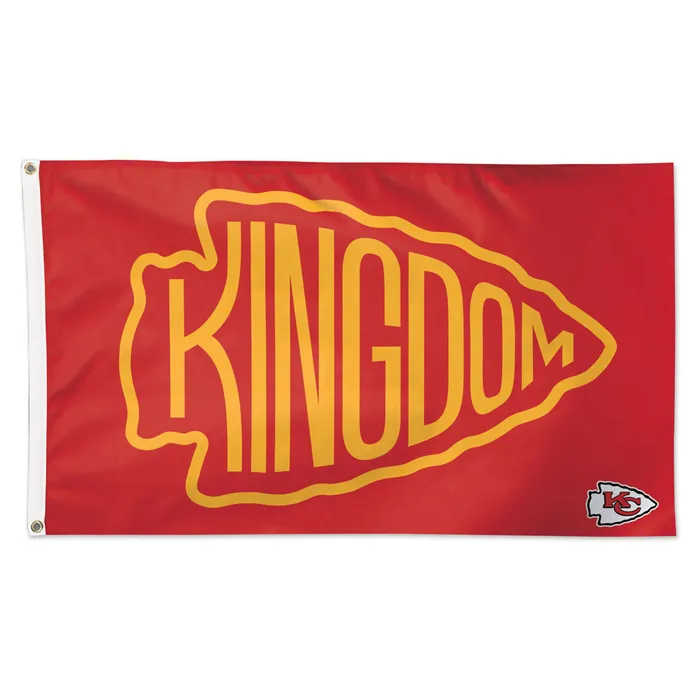 Kansas City Chiefs Deluxe Chiefs Kingdom Flag 3x5'