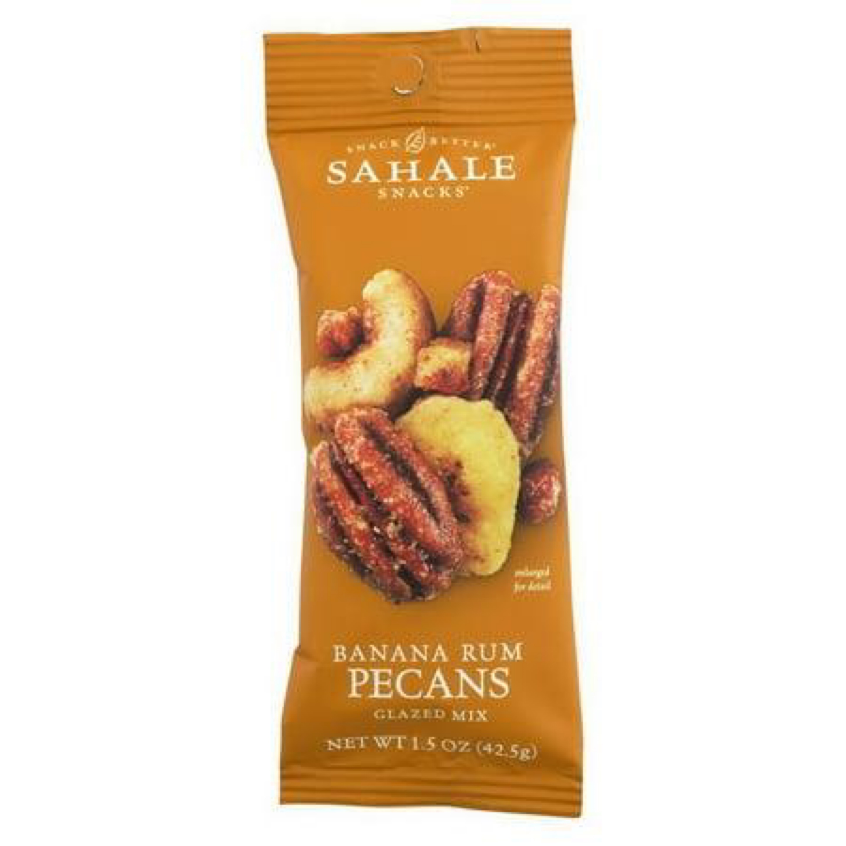 Sahale Snacks - Pecans GLZd Mix Ban Rum - Case of 9