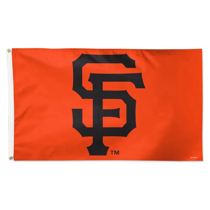 San Francisco Giants Deluxe Orange Primary Logo Flag 3x5'