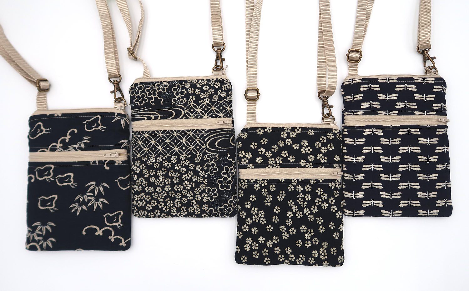 Small Crossbody Bag – Sevenberry Indigo Prints, photo 9 of 11