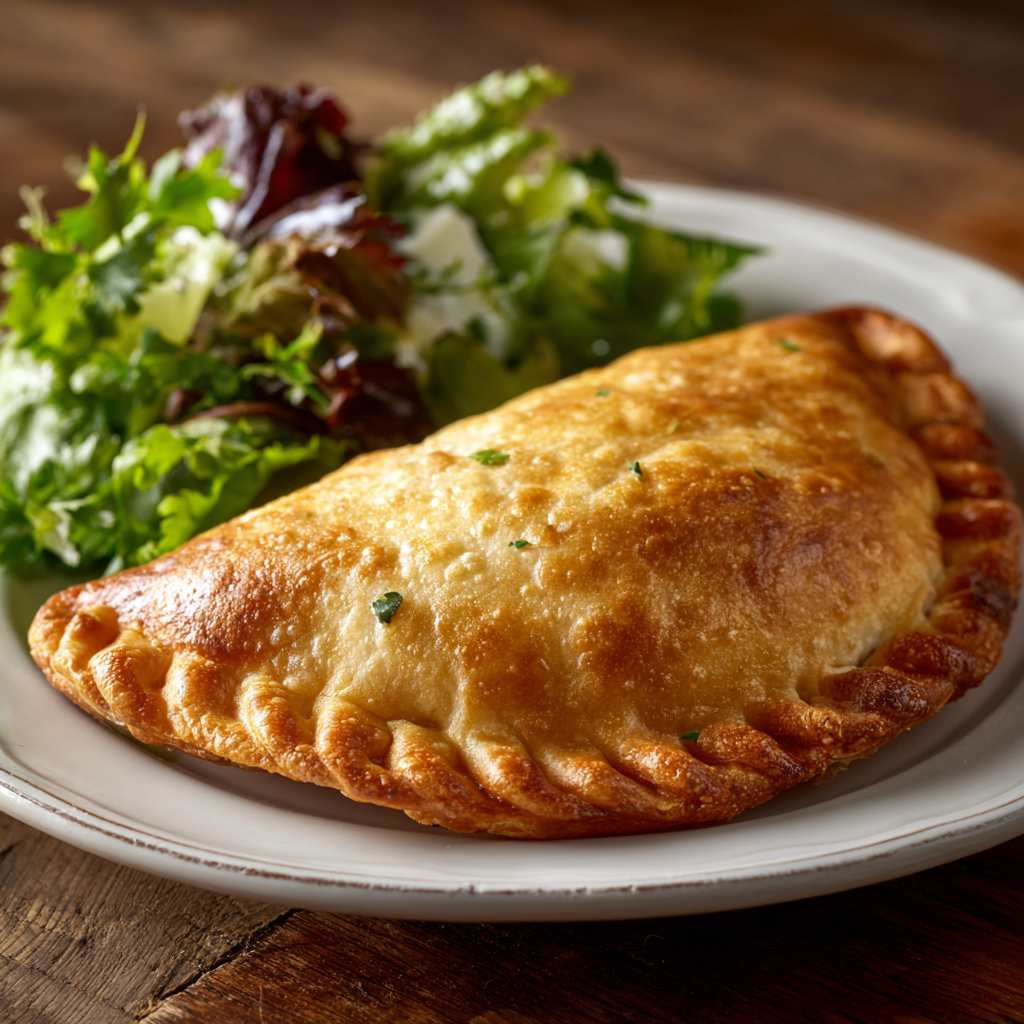 GLUTEN-FREE Cheburek with Potato & Onions