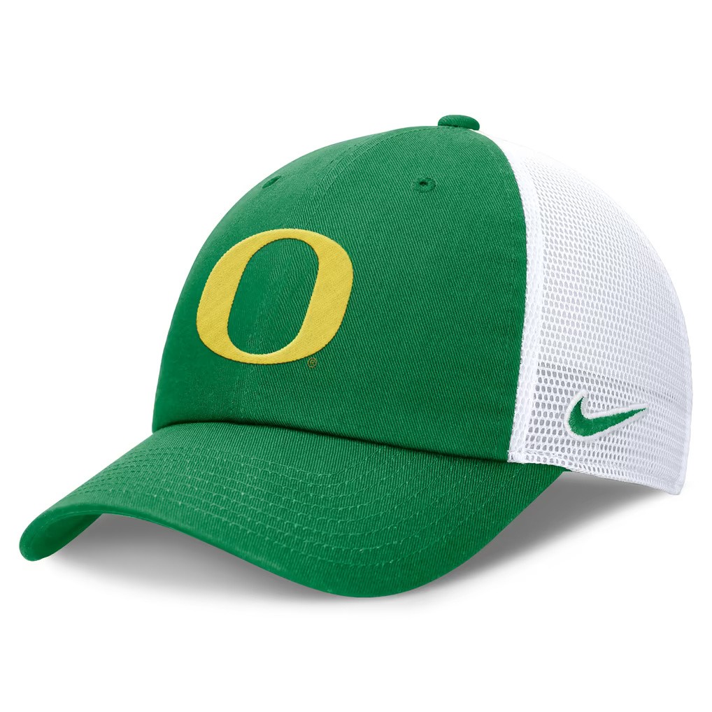 Oregon Ducks Nike Club Trucker Adjustable Strapback Hat