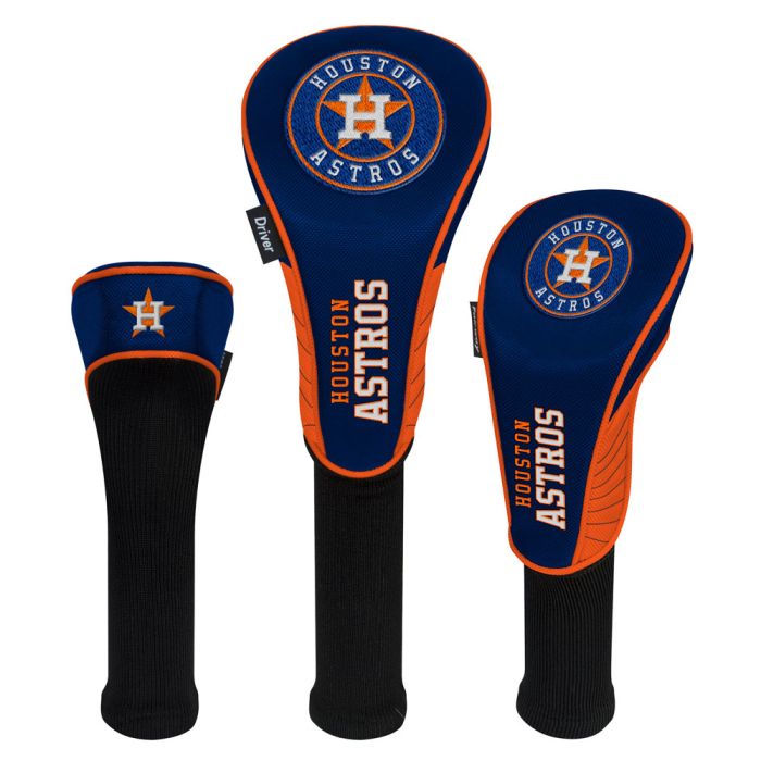 Houston Astros Golf Club Headcovers 3pack