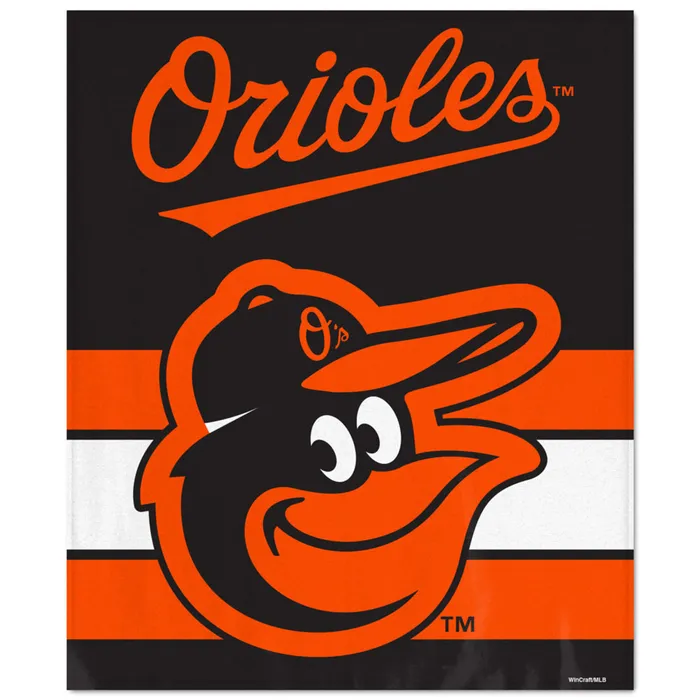 Baltimore Orioles Ultra Soft Blanket 50x60"