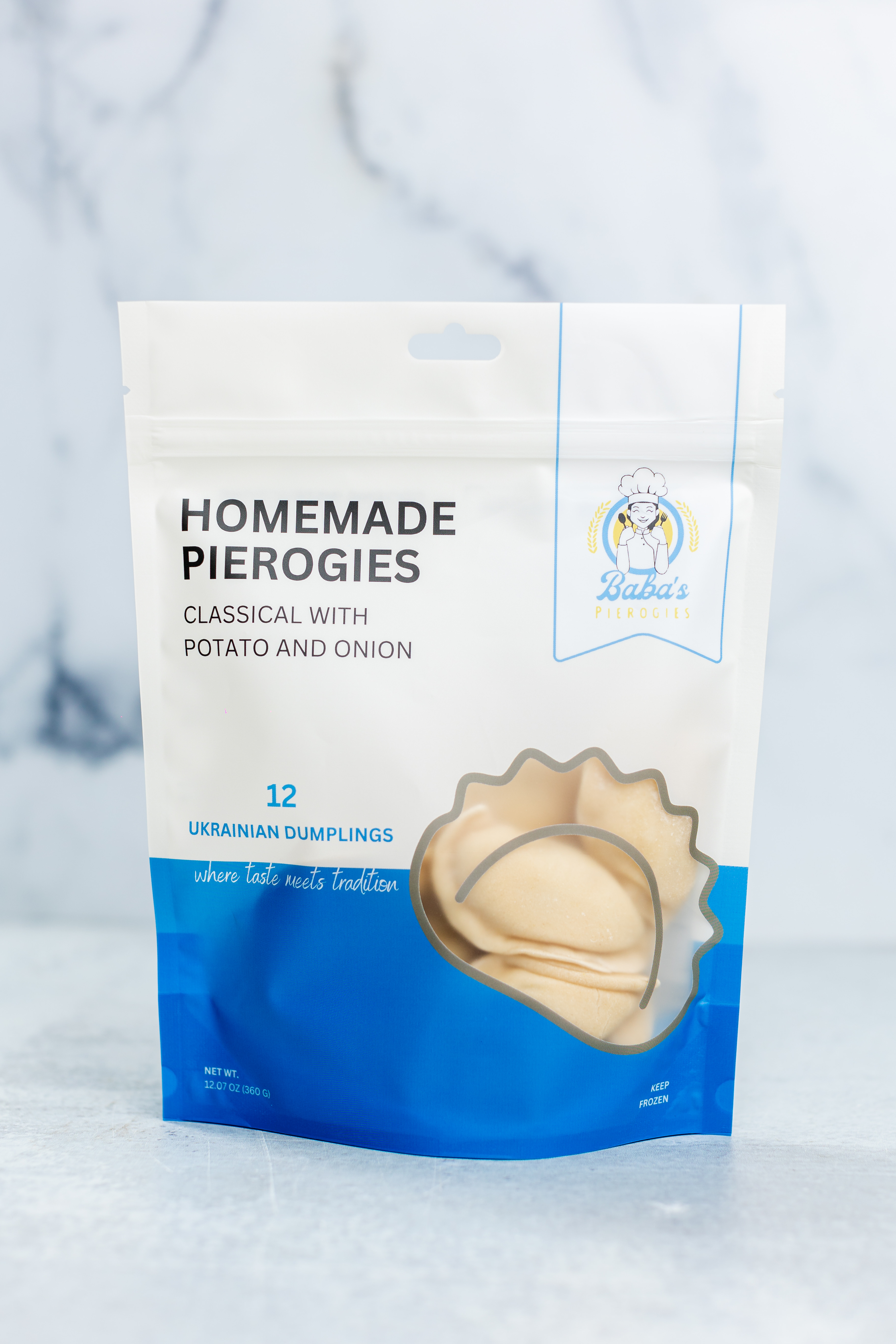 ❄️ Potatoes and Onions Classical Pierogi (Frozen)