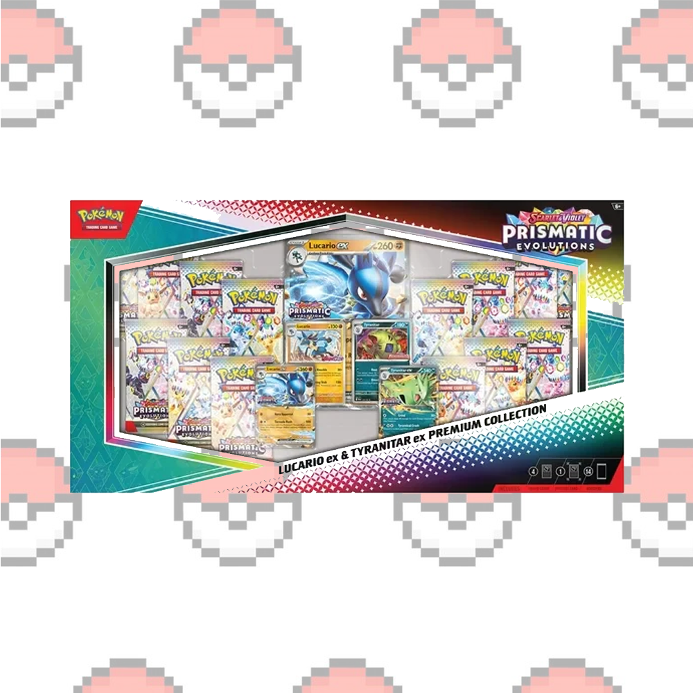 Prismatic Evolutions 14 Pack Collection Box