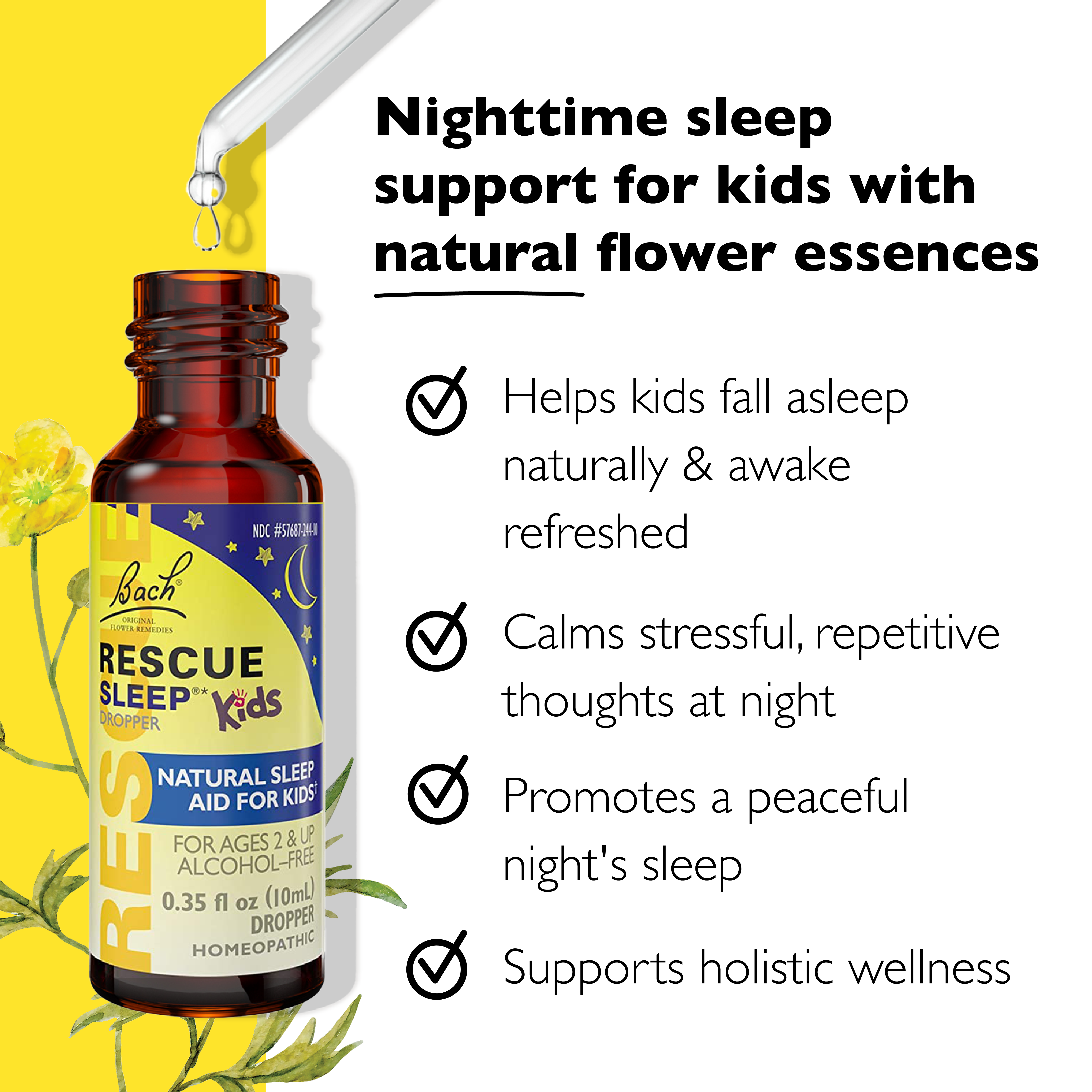 Bach Rescue Sleep KIDS Natural Sleep Aid Dropper 10mL