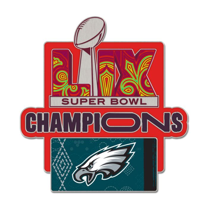 Philadelphia Eagles Super Bowl LIX Champions Trading Pin