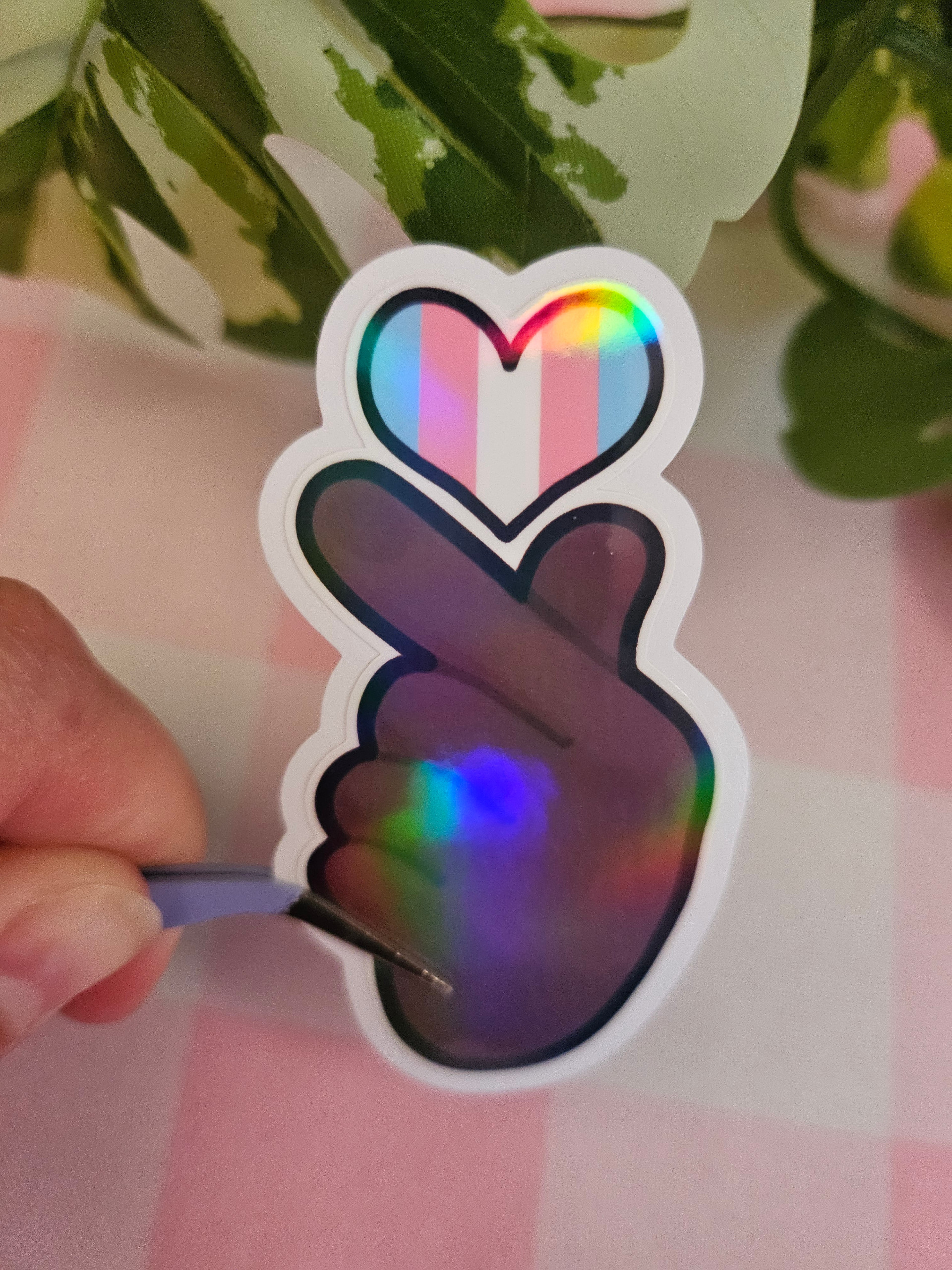 Hallyu Heart PRIDE Die Cut Sticker