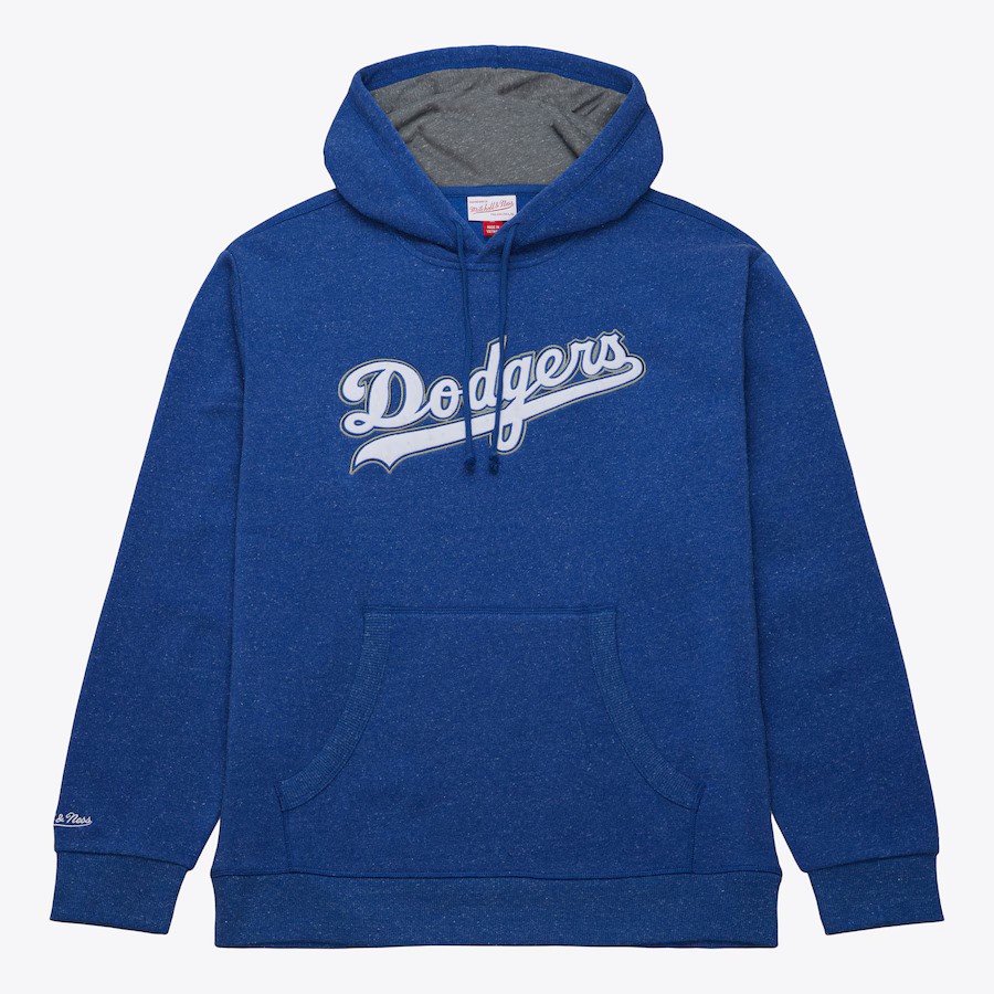 Los Angeles Dodgers Royal Snow Washed Hooded Sweatshirt