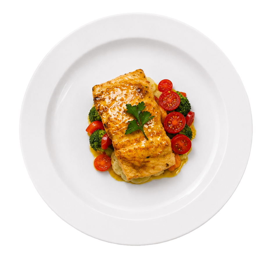 Caribbean Glazed Salmon