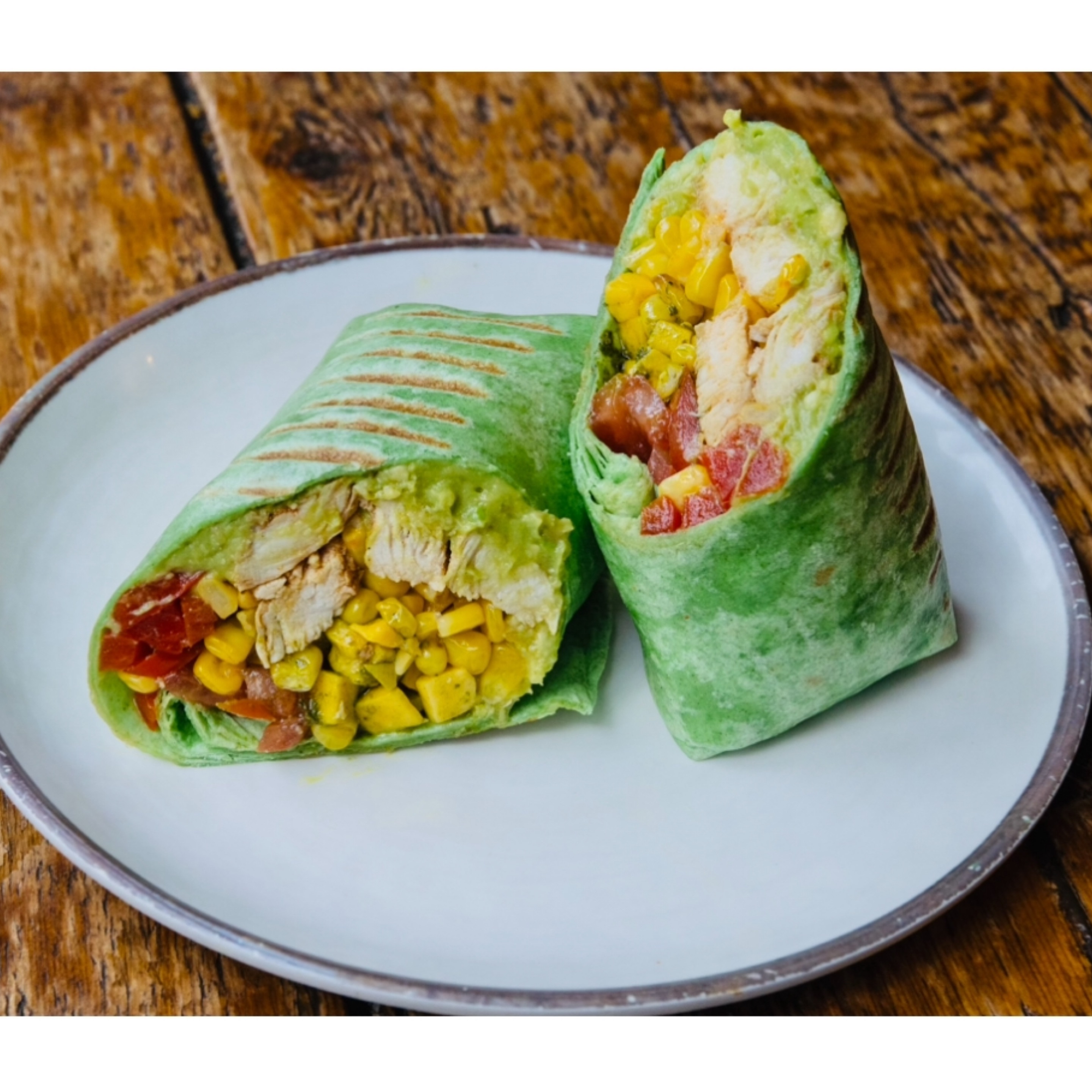 Chicken Guac Mango Wrap