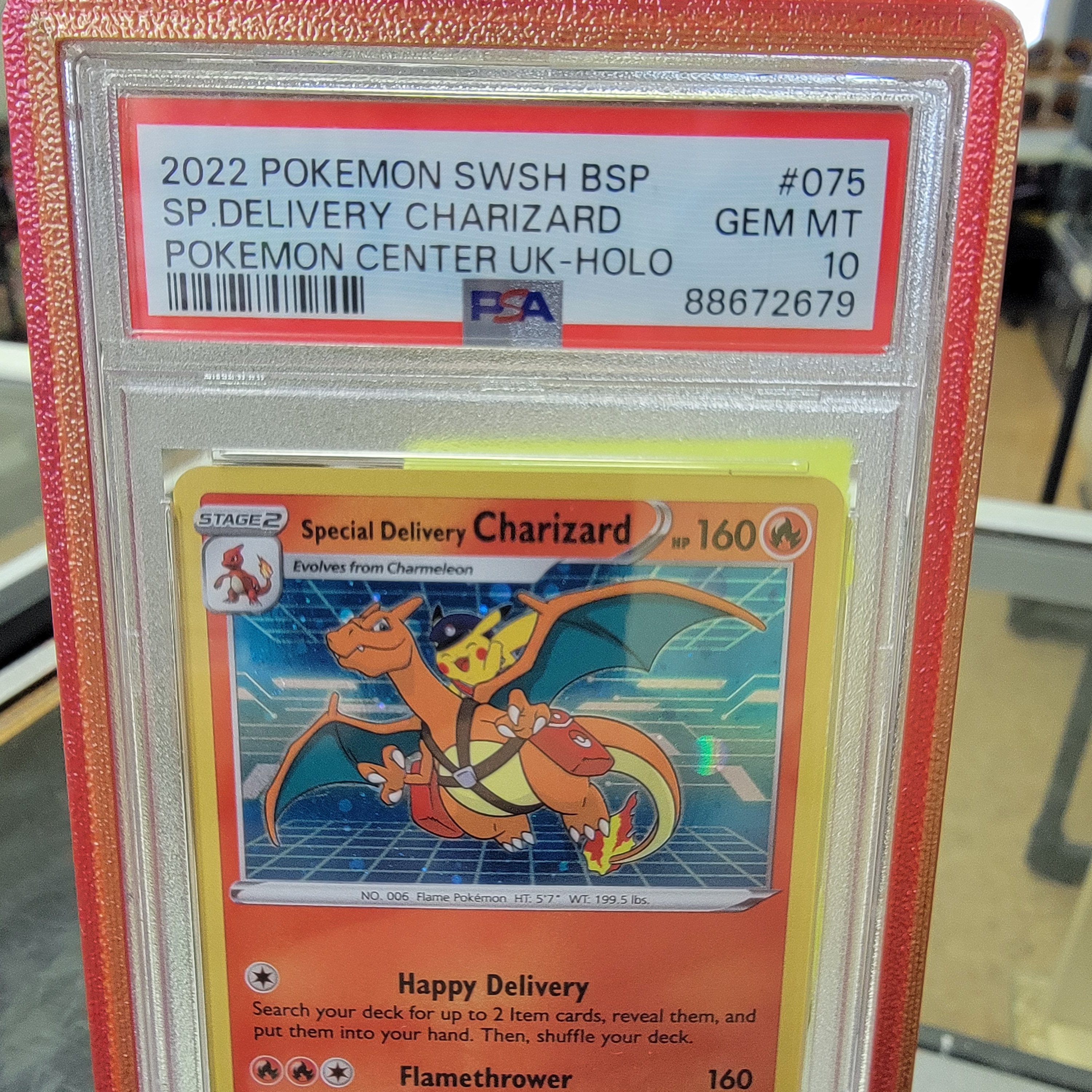 Psa 10 Special Delivery Charizard Promo Graded Card