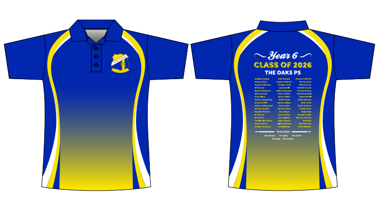 The Oaks PS - Year 6 Polo PRE-ORDER