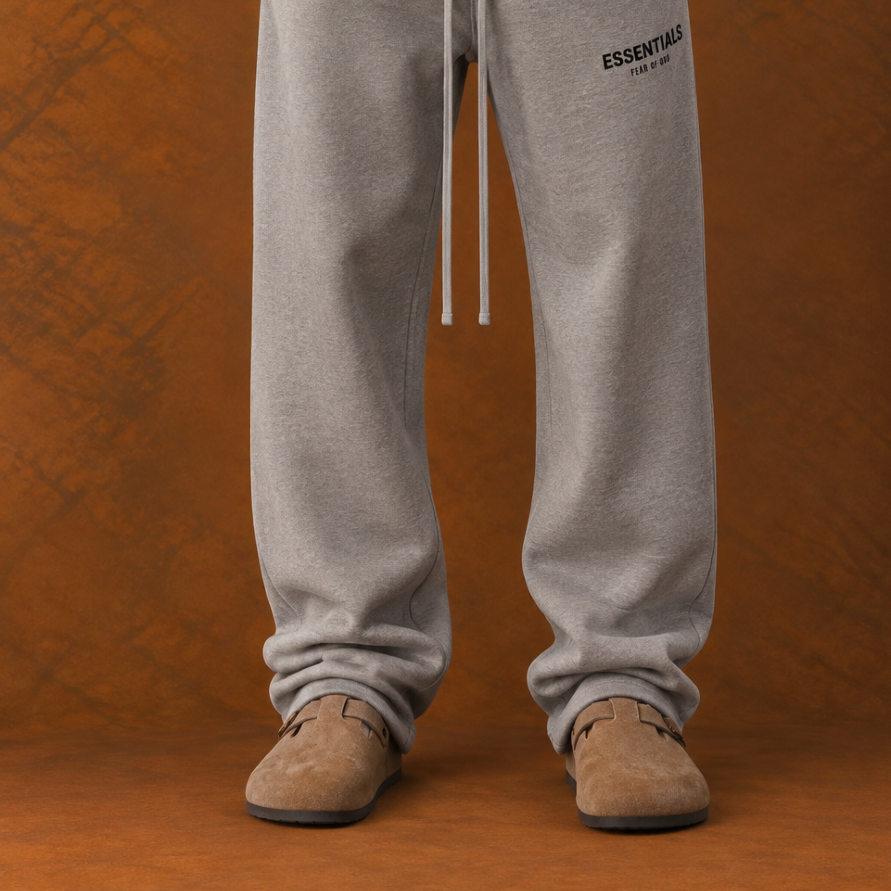 Essentials Sweat Pants  (Dark Oatmeal) 