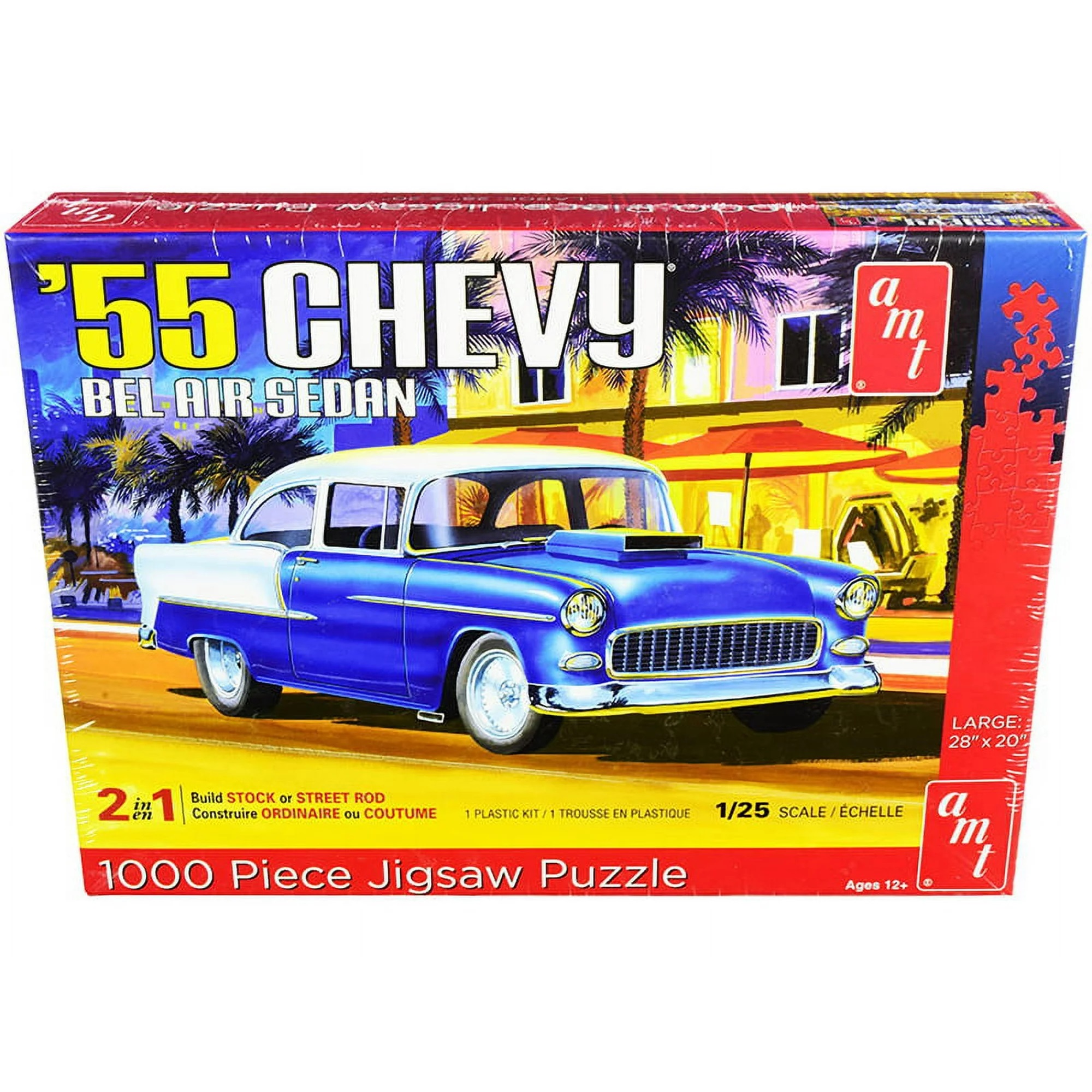 '55 Chevy Bel Air Sedan 1000 Piece Puzzle AWAC009/12