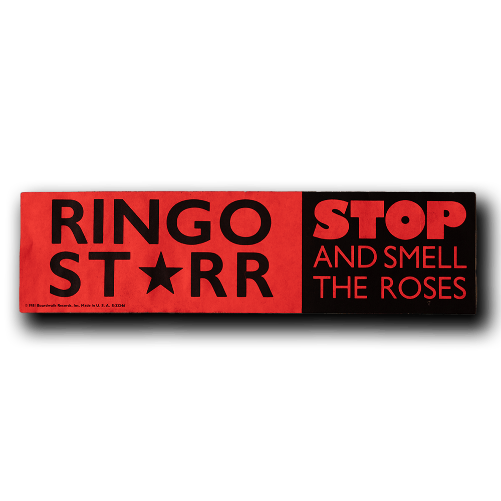 Ringo Starr -- Stop and Smell the Roses [Miscellaneous Ephemera]