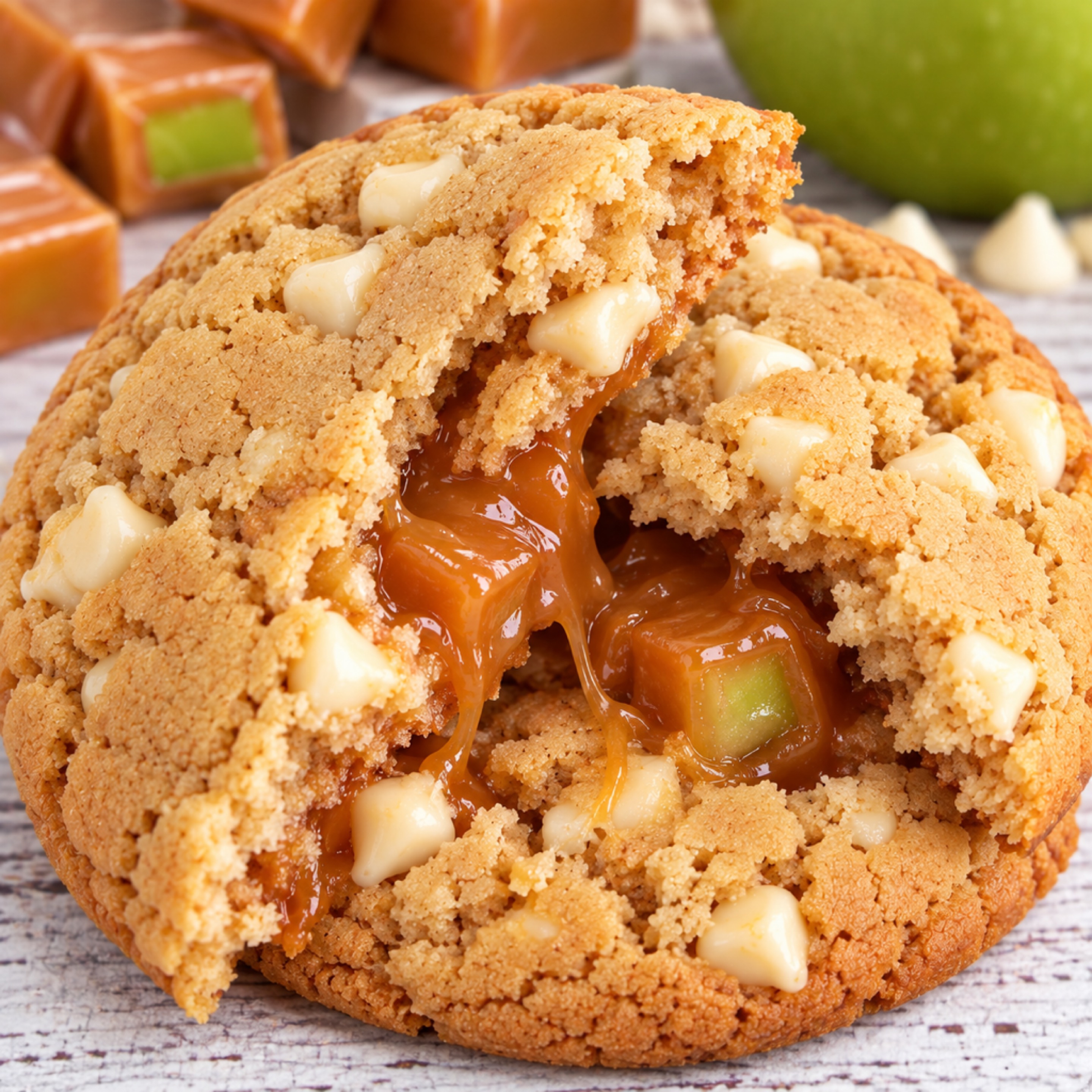 Photo of Caramel Apple Stuffed Cookie