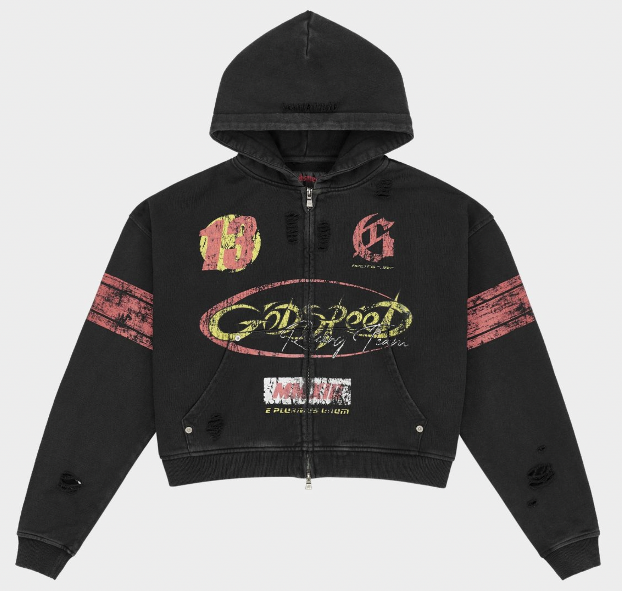 GODSPEED Speedway Zip Hoodie (Black) BOOM26