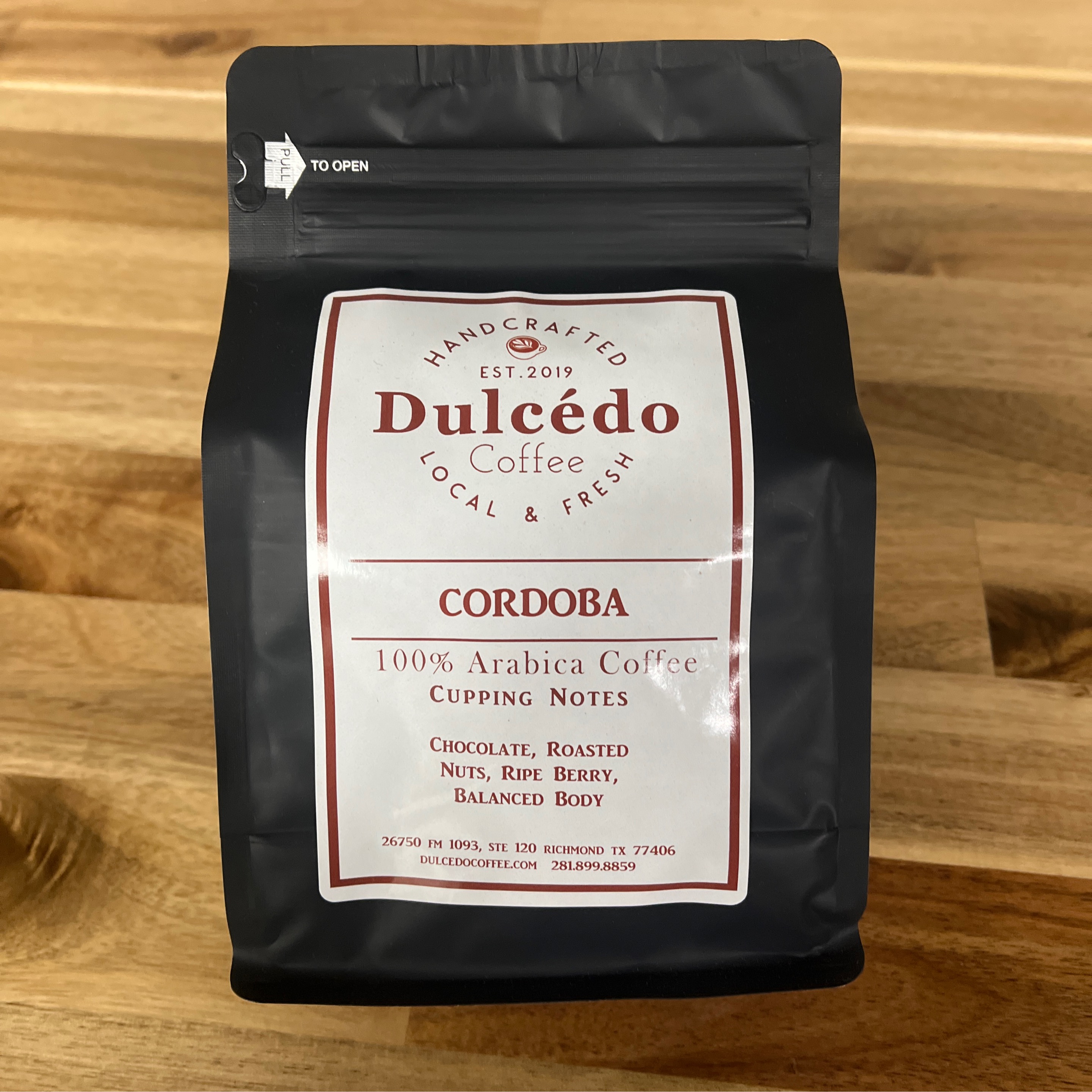 Coffee Retail Bag: Cordoba Royal