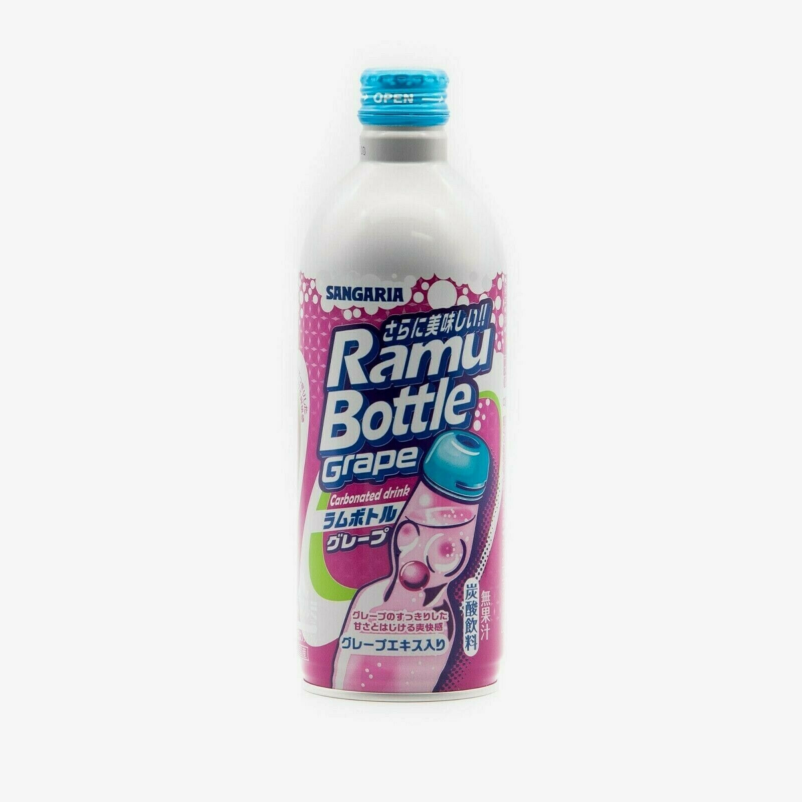 SANGARIA Grape Soda Ramu Bottle, 500ml