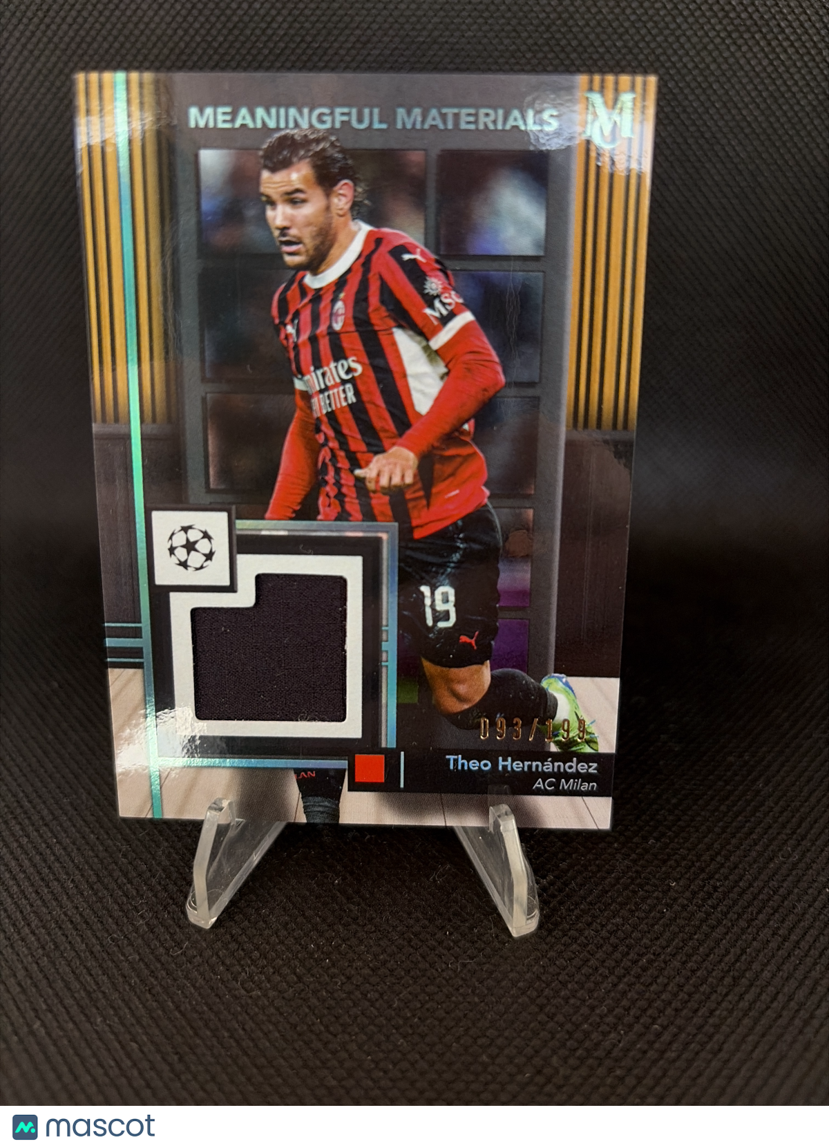2024-25 Topps Museum Collection Theo Hernandez Meaningful Material /199