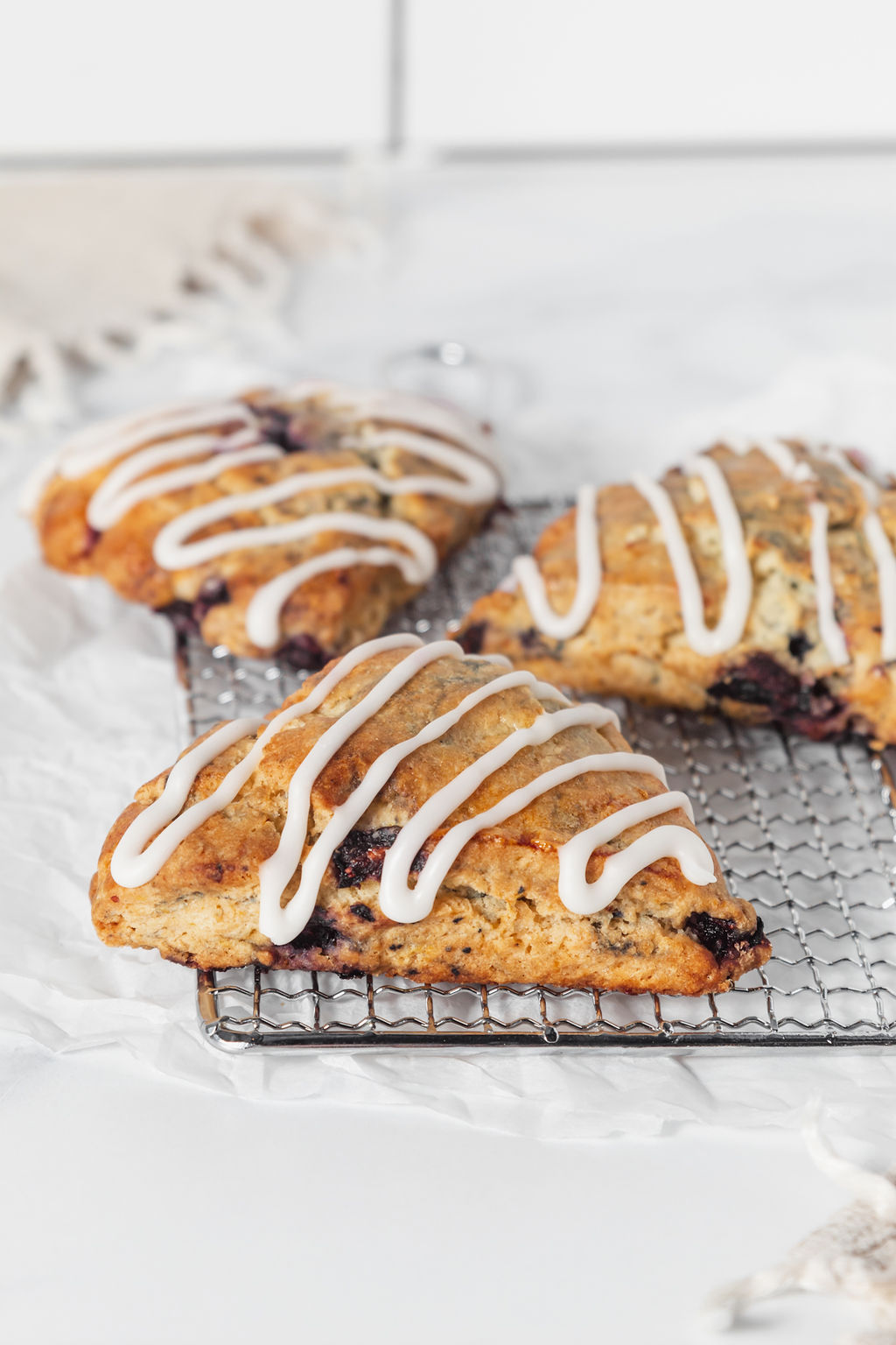 Lemon Blueberry Scone