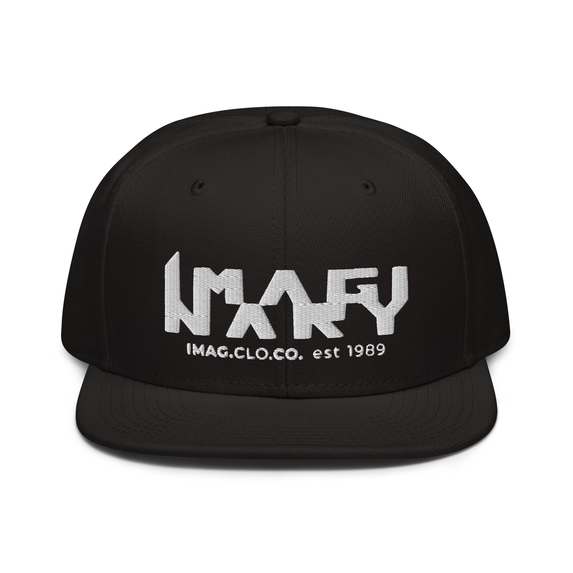 Imaginary White Logo Snapback Hat