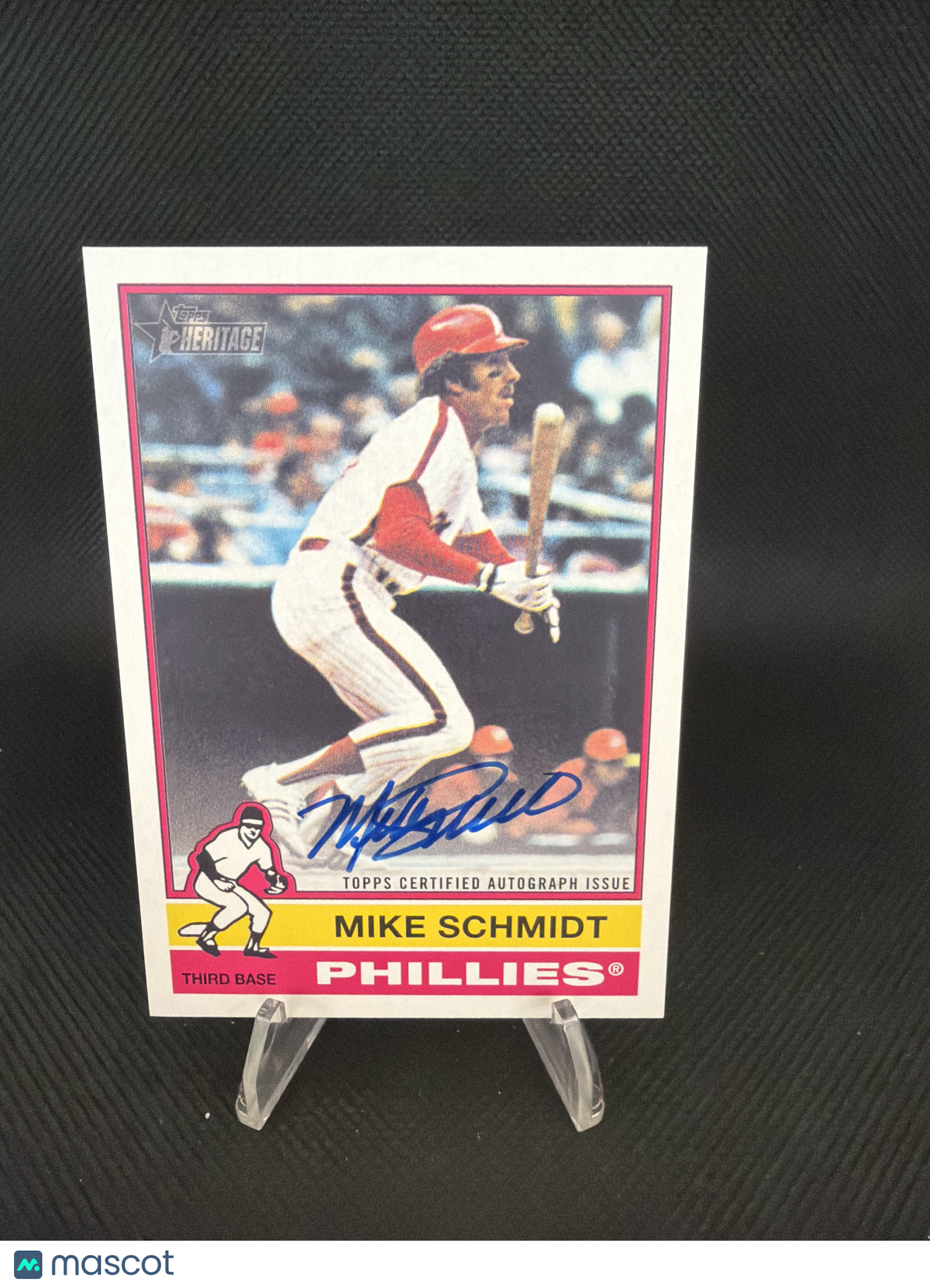 2024 Topps Heritage Mike Schmidt Real One Autograph