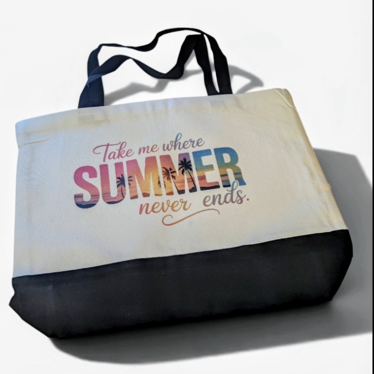 "Take Me To Where Summer Never Ends " Tote Bag