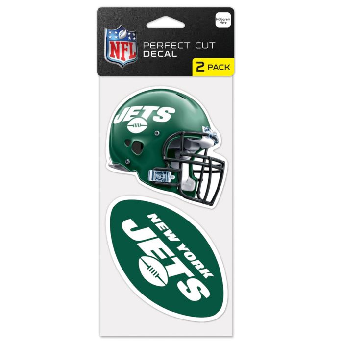 New York Jets Perfect Cut Decals 2 pack