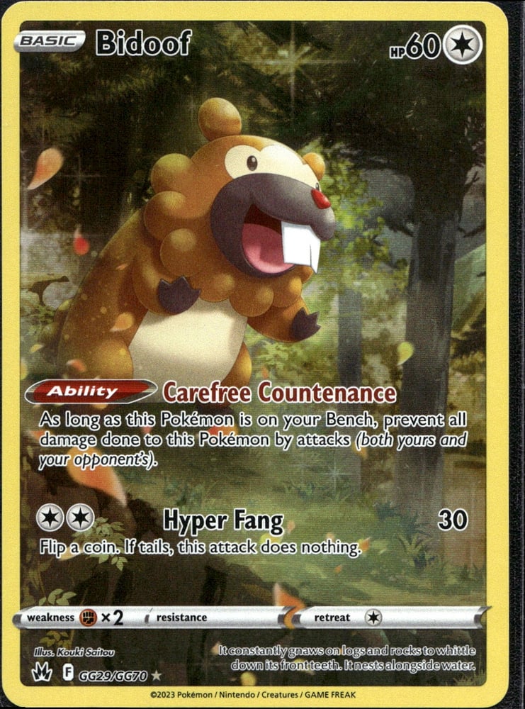 Bidoof - SWSH12.5GG GG29/70