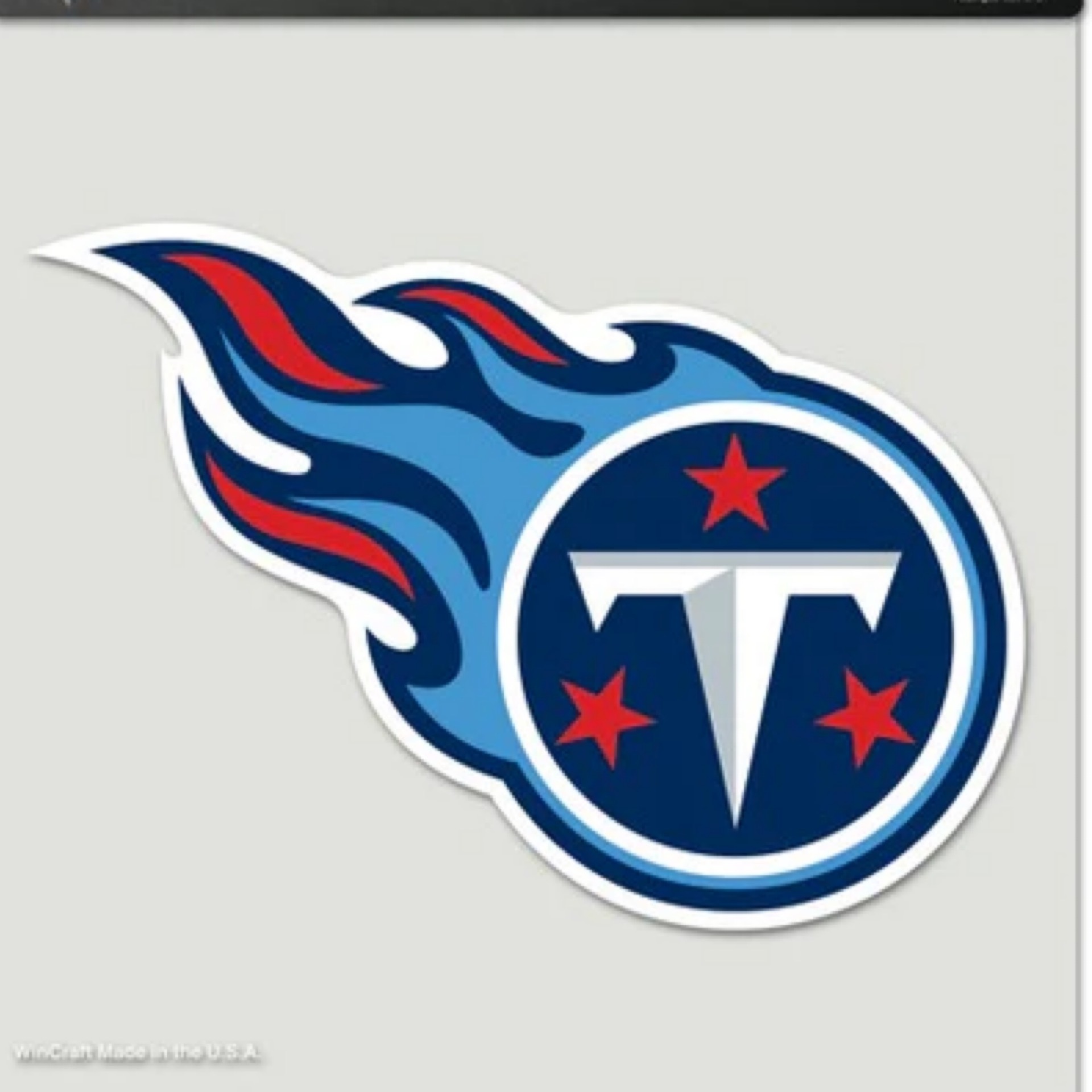 Tennessee Titans Perfect Cut Decal 8x8"