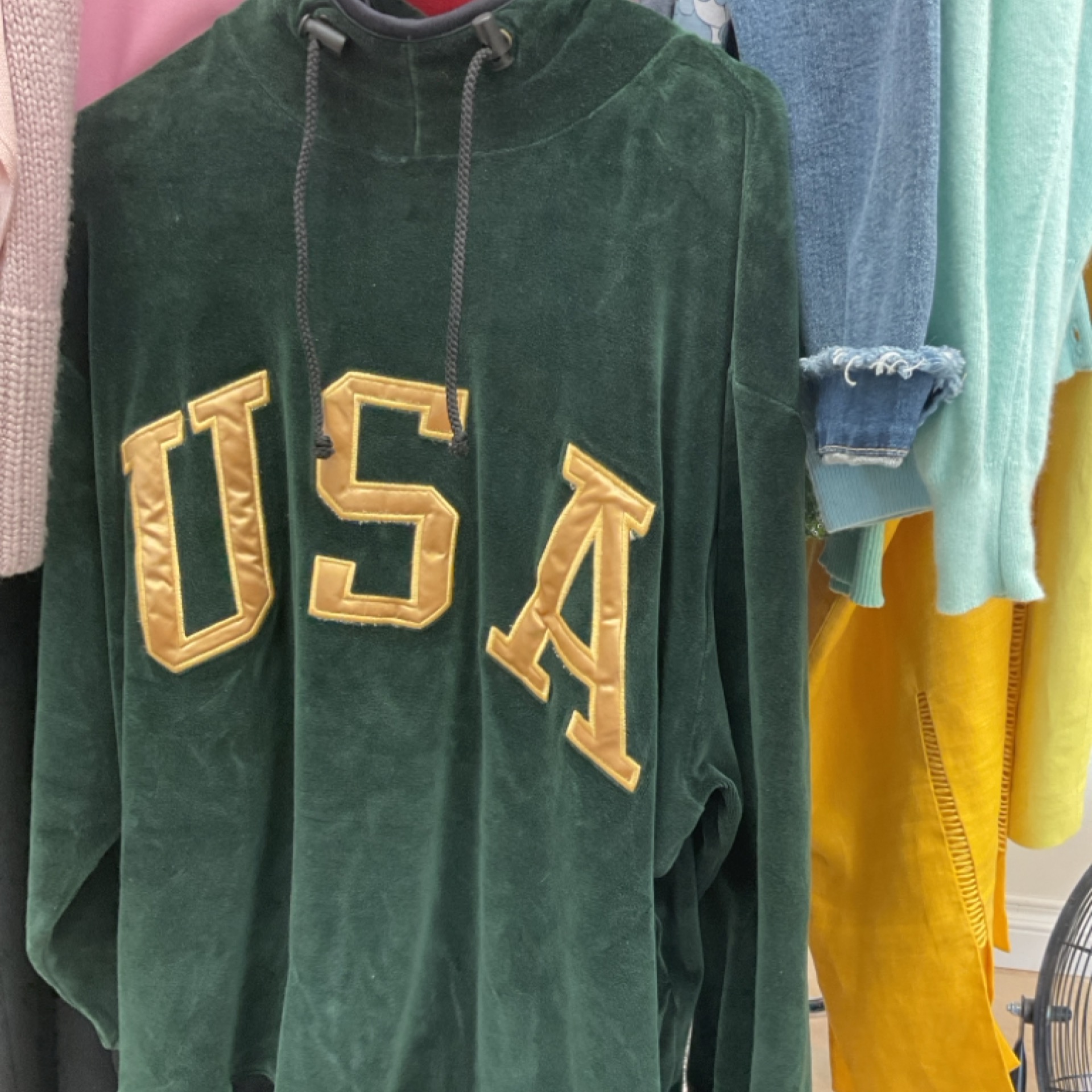 Green Velvet USA Sweater