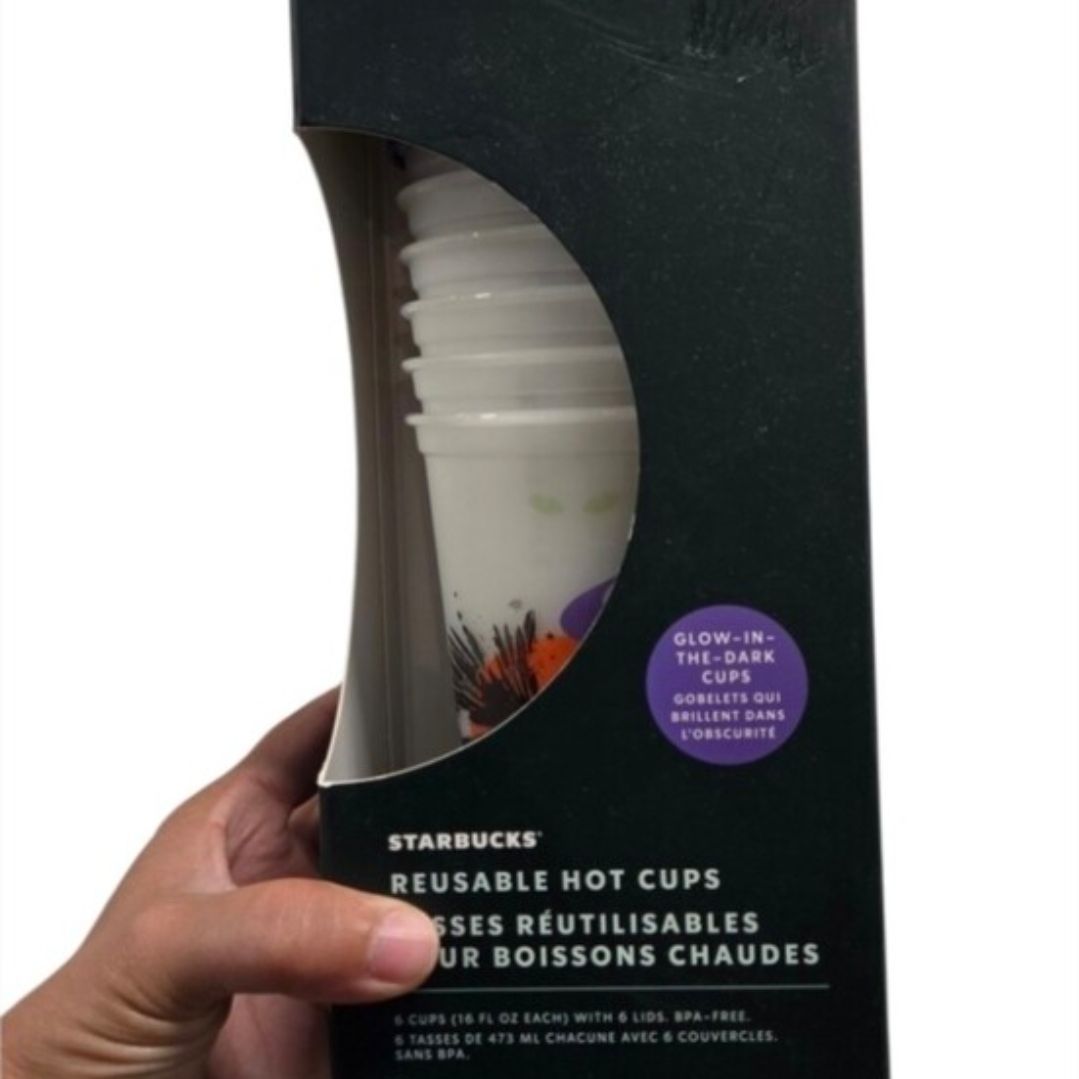2022 Starbucks Halloween Glow-in-the-Dark Reusable Hot Cups