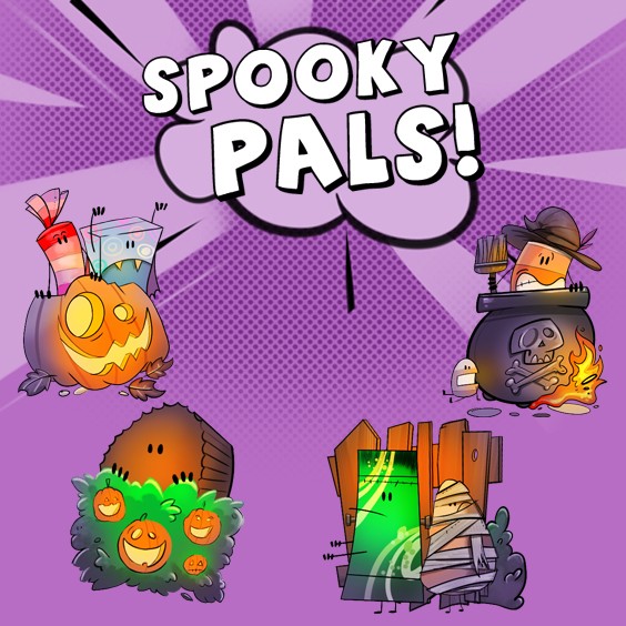Spooky Pals Sticker Pack