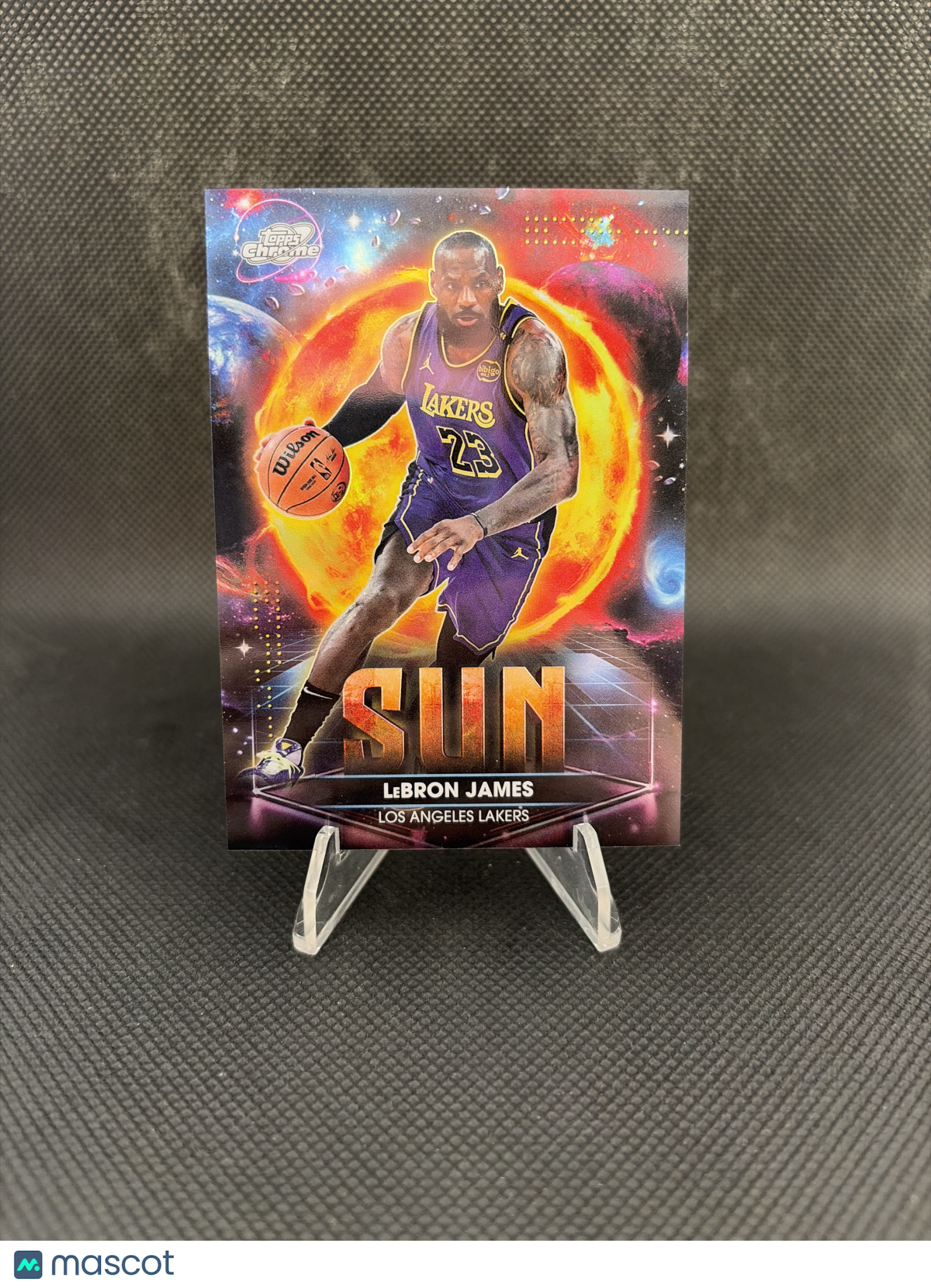2025 Topps Chrome Planetary Pursuit LeBron James #PPS-2 Sun