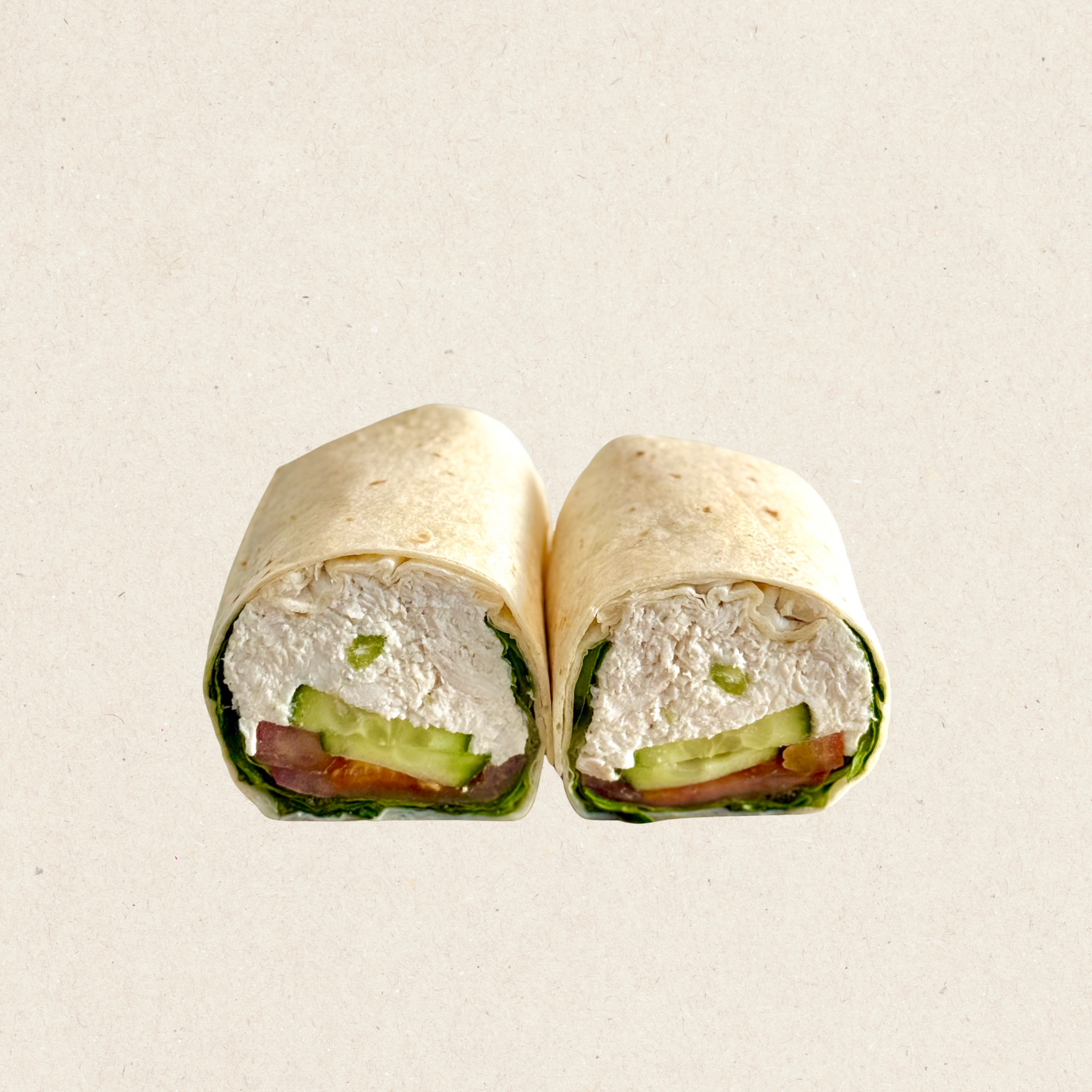 Poached Chicken Wrap