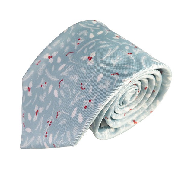 59 X 3.25 Inch Mint Mistletoe Tie