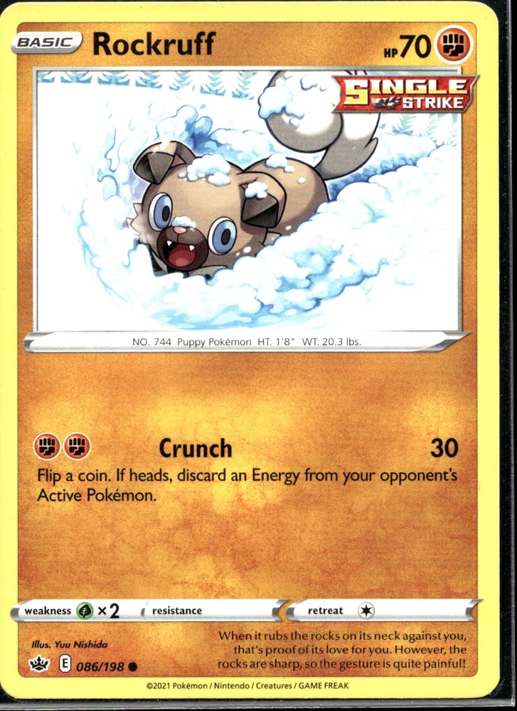Rockruff - SWSH6 86/198