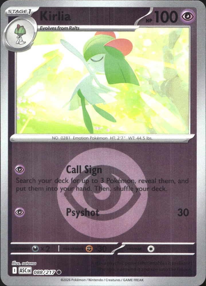 Kirlia - ME02.5 88/217