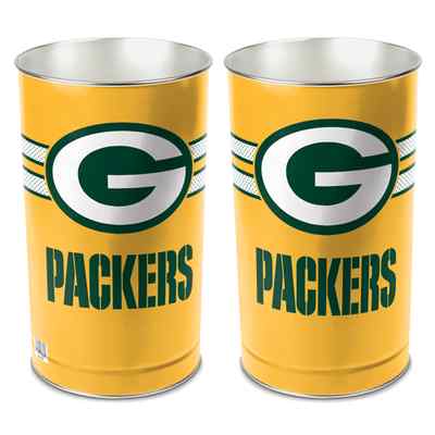 Green Bay Packers Wastebasket 15" - Gold