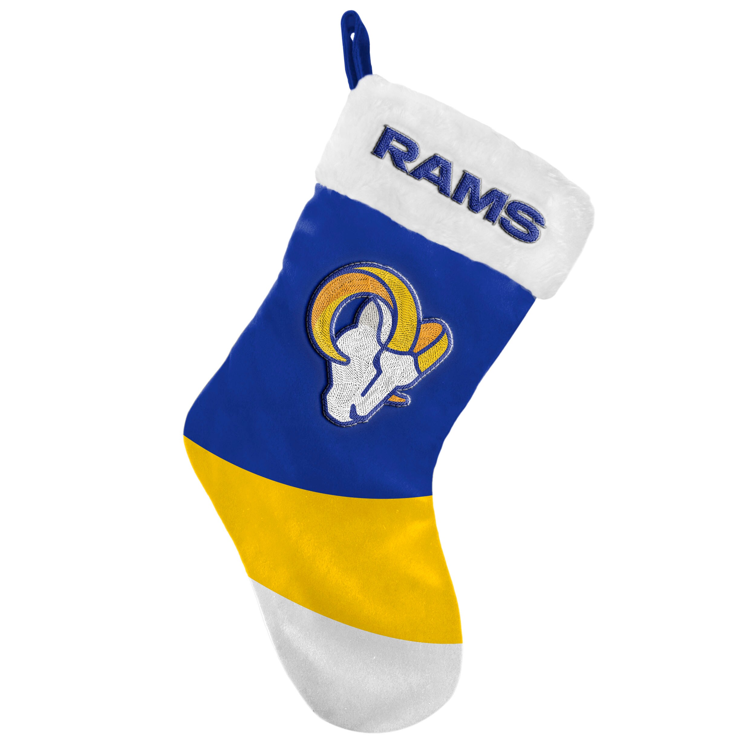Los Angeles Rams Colorblock Christmas Stocking