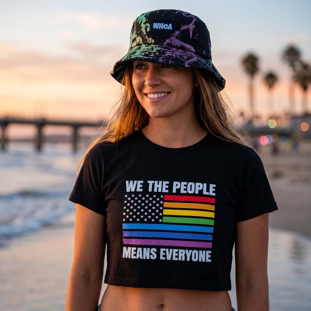 We The People Crop Top